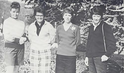 Miss Gail Harvey, Miss Joanne Goulet, Mary Williams, Mrs. G. A. Cole